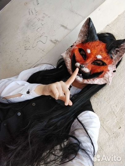 Маска лисы Алисы из игры Tiny bunny