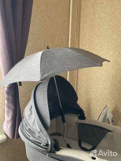 Коляска Stokkе Trailz 3 в 1,цвет Grey Melange