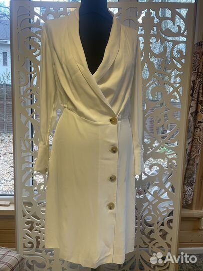 Massimo dutti платье белое