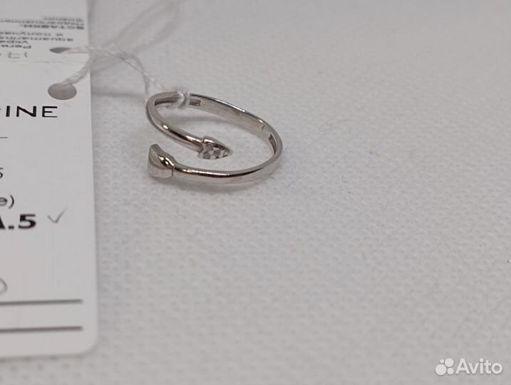 Кольцо серебро 925-0,64 гр-13,5 р/арт 67525а.5