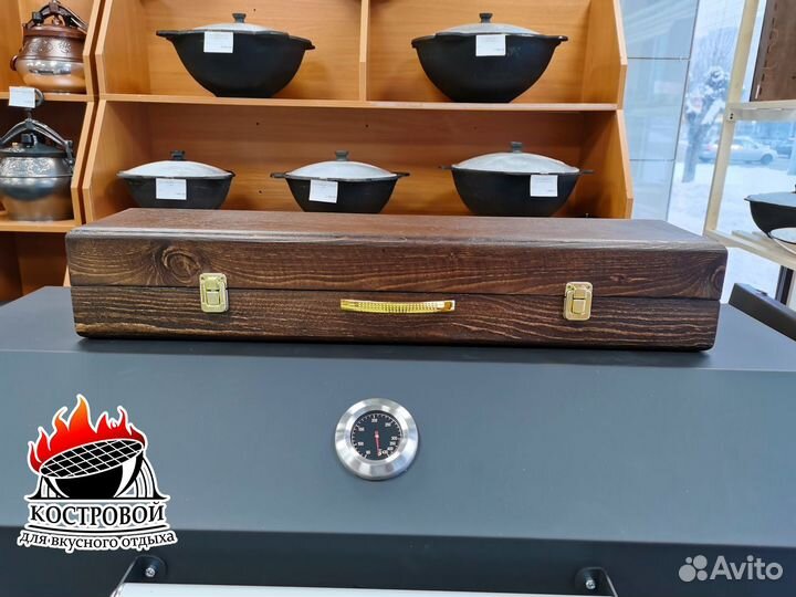 Подарочный набор в деревянной коробке 