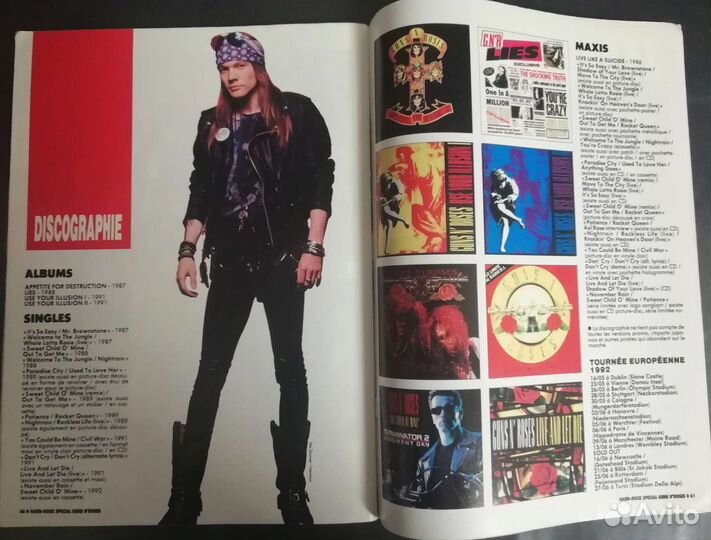 Журнал о Guns'n'Roses редкий