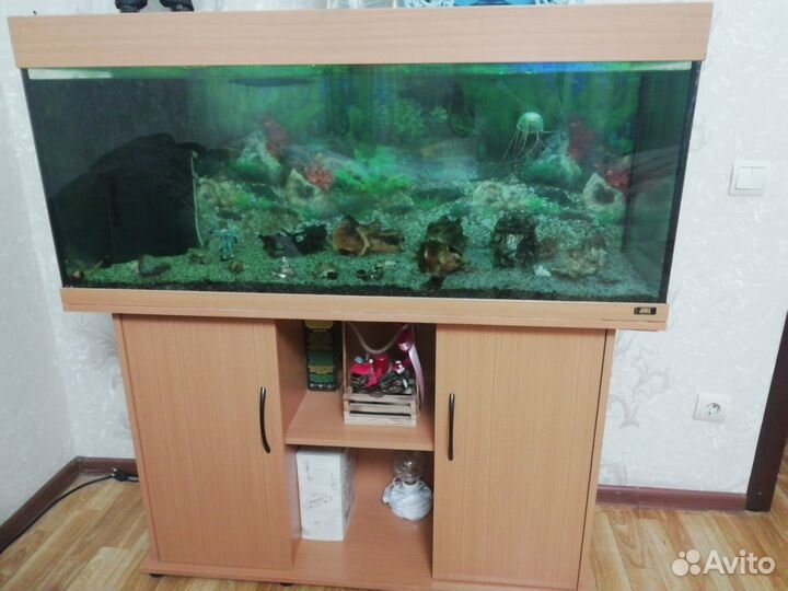 Аквариум с тумбой бу