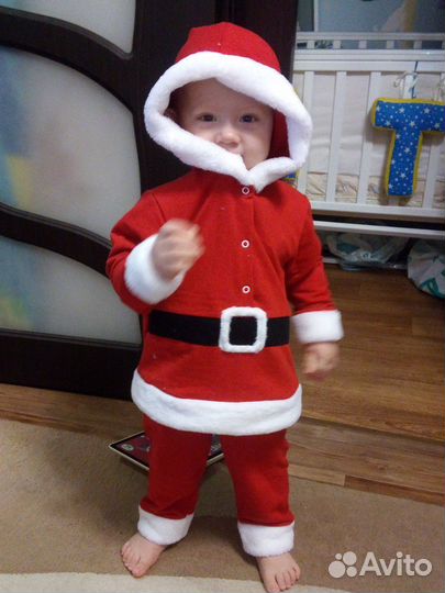 Костюм деда мороза для малыша