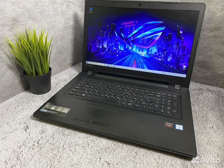 Большой игровой ноутбук Lenovo 17,3/SSD