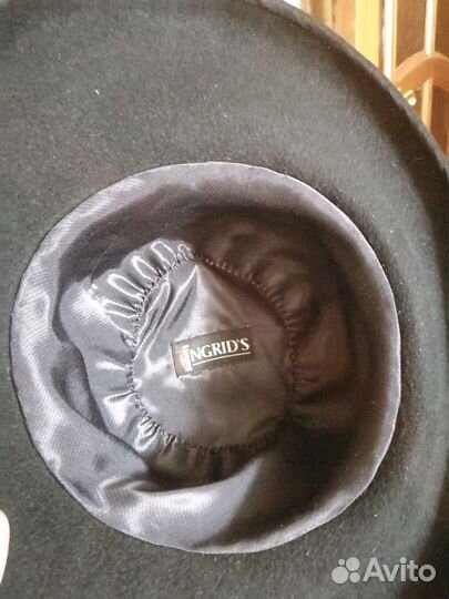 Шляпа натуральная фетровая Ingrid's новая