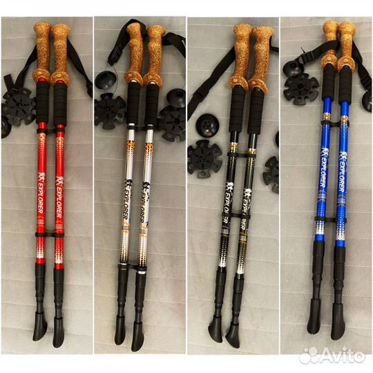 Палки для скандинавской ходьбы (телескопические)