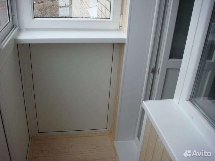 Лоджия 3 метра, балкон французский с отделкой