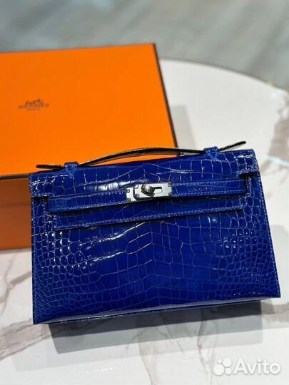 Сумка hermespochett кроко