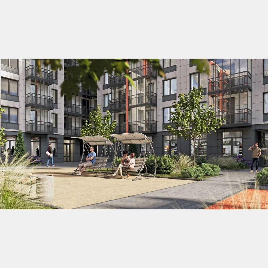 2-к. квартира, 67,8 м², 4/9 эт.