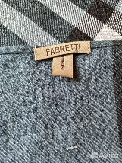 Палантин серый Fabretti новый