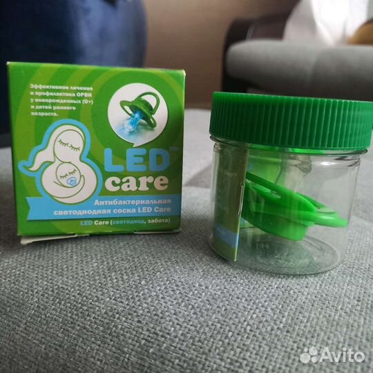Антибактериальная светодиодная соска LED Care