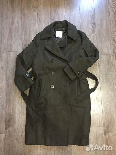 Пальто Mango, шерсть, М
