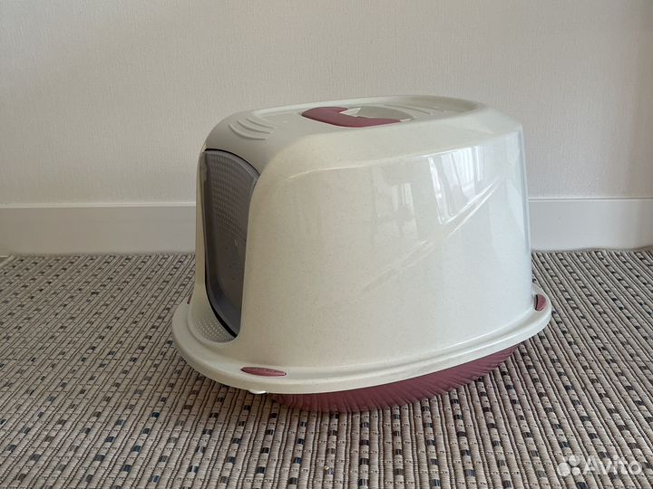 Закрытый туалет домик переноска лоток для кошек