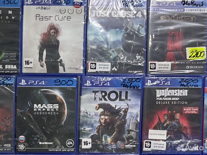 Диски на PS3 PS4 Xbox360 One 8bit 16bit
