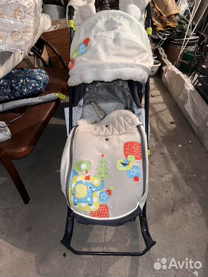 Коляска санки ника