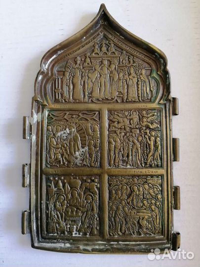 Створка от складня «Двунадесятые праздники»