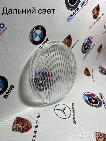 Стекло фары BMW E34 ближний дальний свет