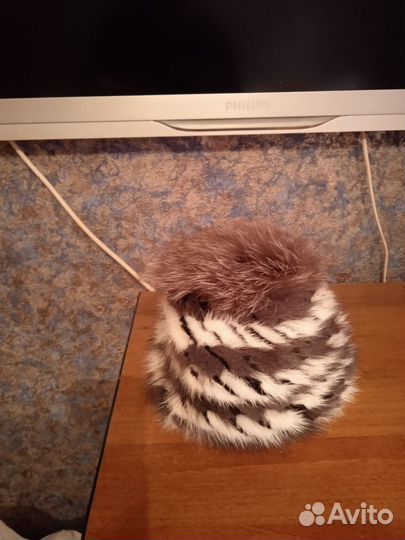 Шапка норковая женская