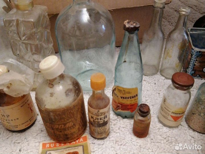 Бутылки и пузырьки из СССР