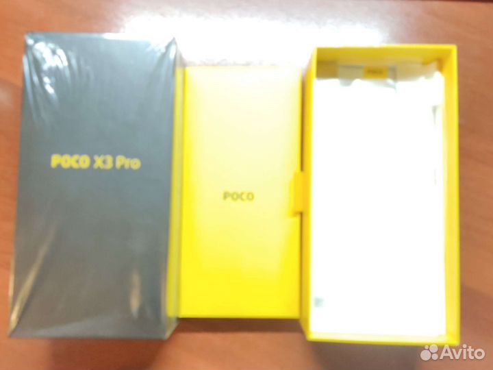 Коробка от poco X3 Pro