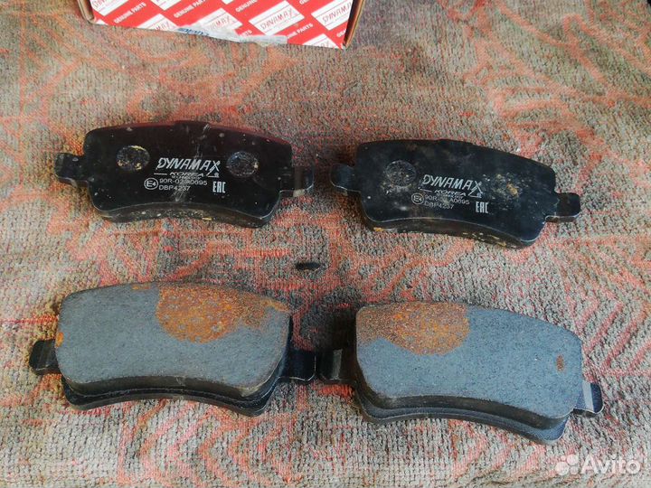 Колодки тормозные задние Вольво S80