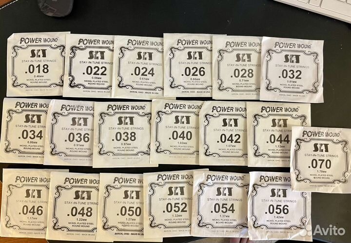 Струны SIT поштучно для Гитары