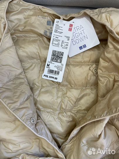 Летний пуховик uniqlo