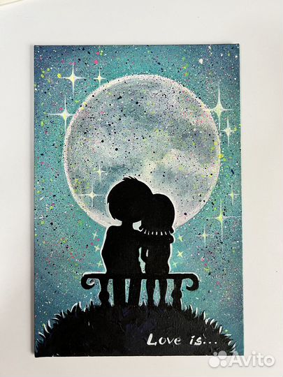 Картина акрилом