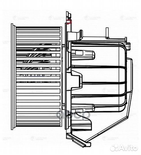 Вентилятор отопителя салона PSA 407/C5(X7) 04