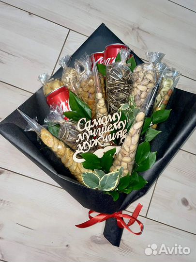 Букет к 23 февраля. Съедобный букет