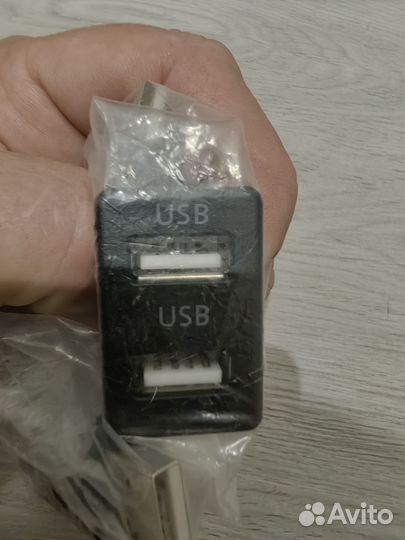 Кабель удлинитель с двумя USB-портами