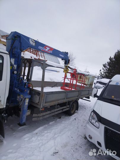 Аренда и услуги манипулятора, стрела 3 т, 10 м, борт 10 т, 5.3 м