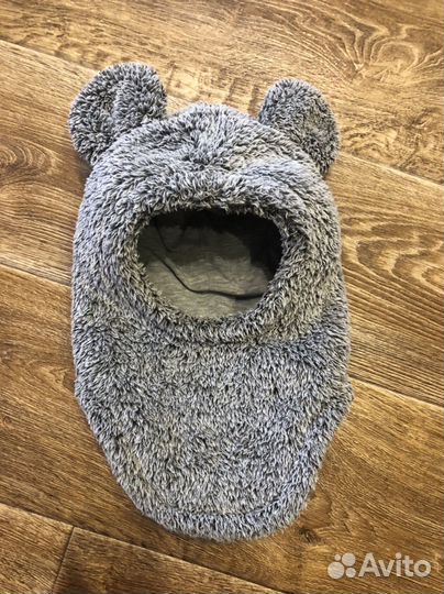 Детская зимняя шапка-шлем