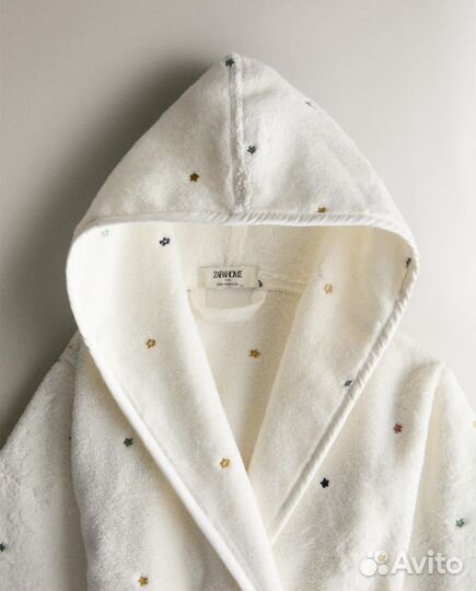 Детский банный халат с капюшоном Zara Home