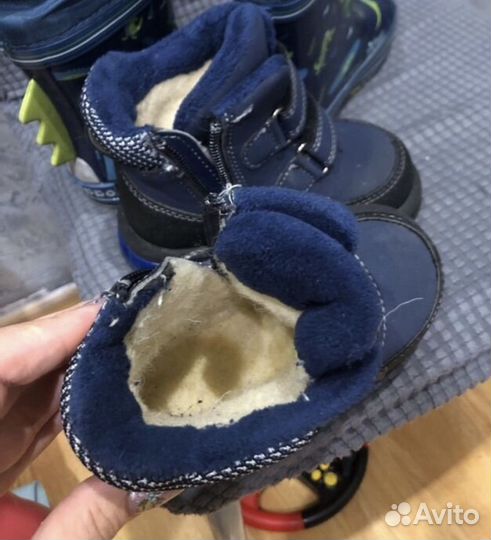 Ботинки зимние детские 23 размер