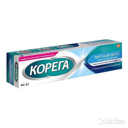 Корега крем Экстра-сильный (мятный) 40г #