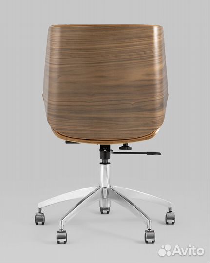 Кресло офисное TopChairs Crown коричневое