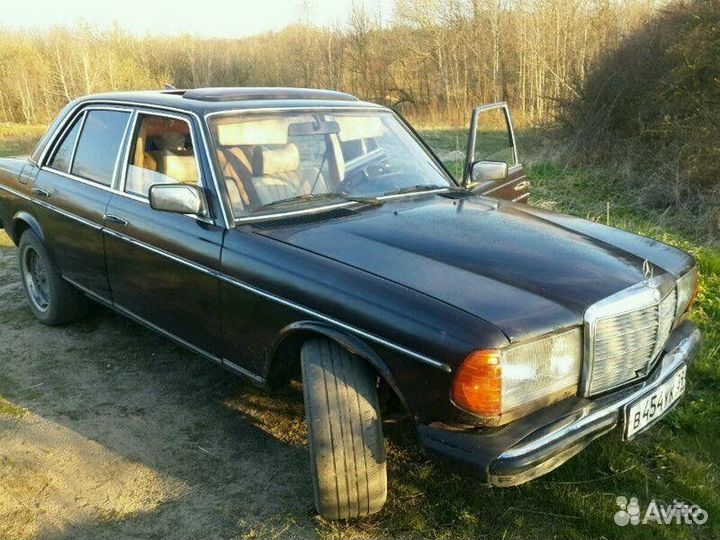 Разбор Mercedes W123 2.4 d, МКПП, 1984 г.в