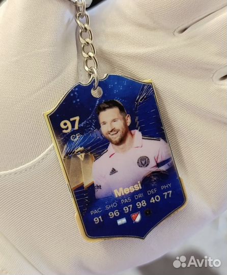 Брелки карточки футболистов FIFA