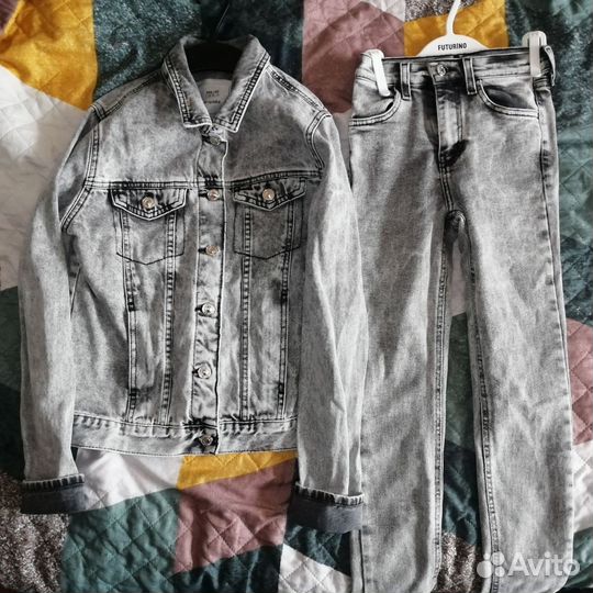 Джинсовый костюм gloria jeans