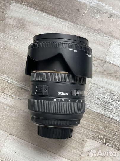 Объектив sigma 24-70 nikon 2,8