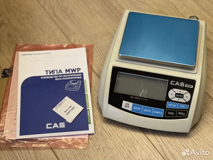 Весы лабораторные CAS MWP-3000