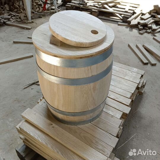 Деревянная кадка, кадки дубовые для солений
