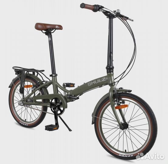 Велосипед складной shulz GOA V 20 army green/х