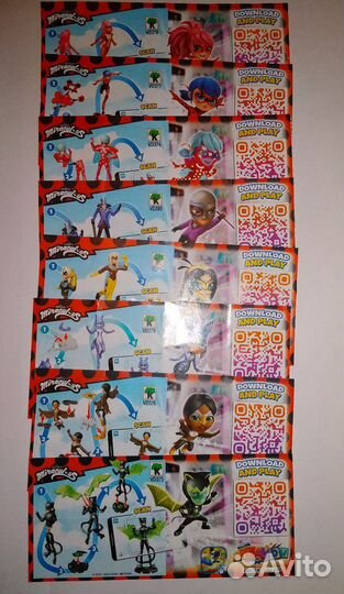 Леди Баг 4 сезон Киндер полная коллекция