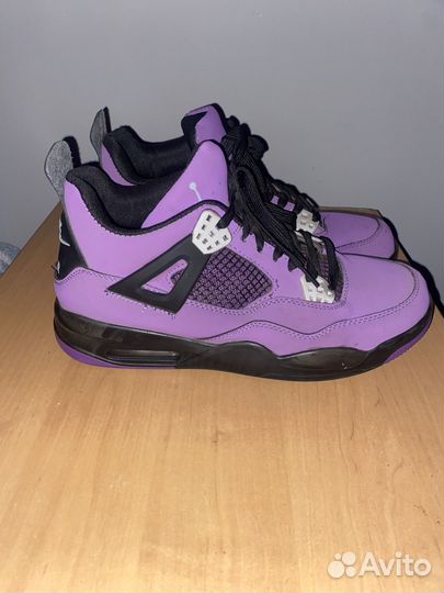Nike air jordan 4 purple осенние