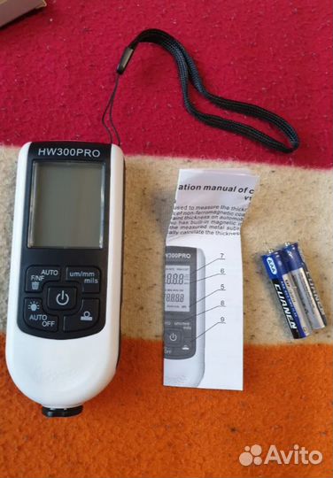 Толщиномер лкп покрытия автомобильный магнитный