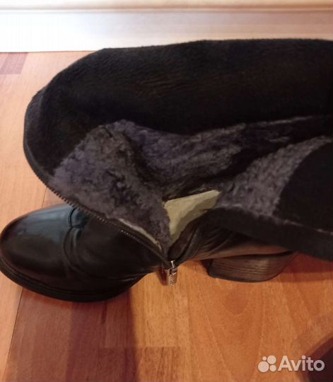 Сапоги женские. Нат.кожа. Зима