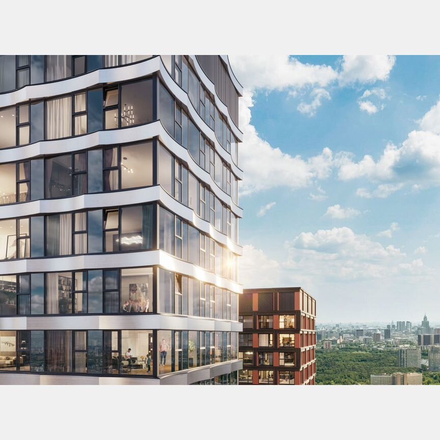 3-к. квартира, 75,4 м², 47/48 эт.